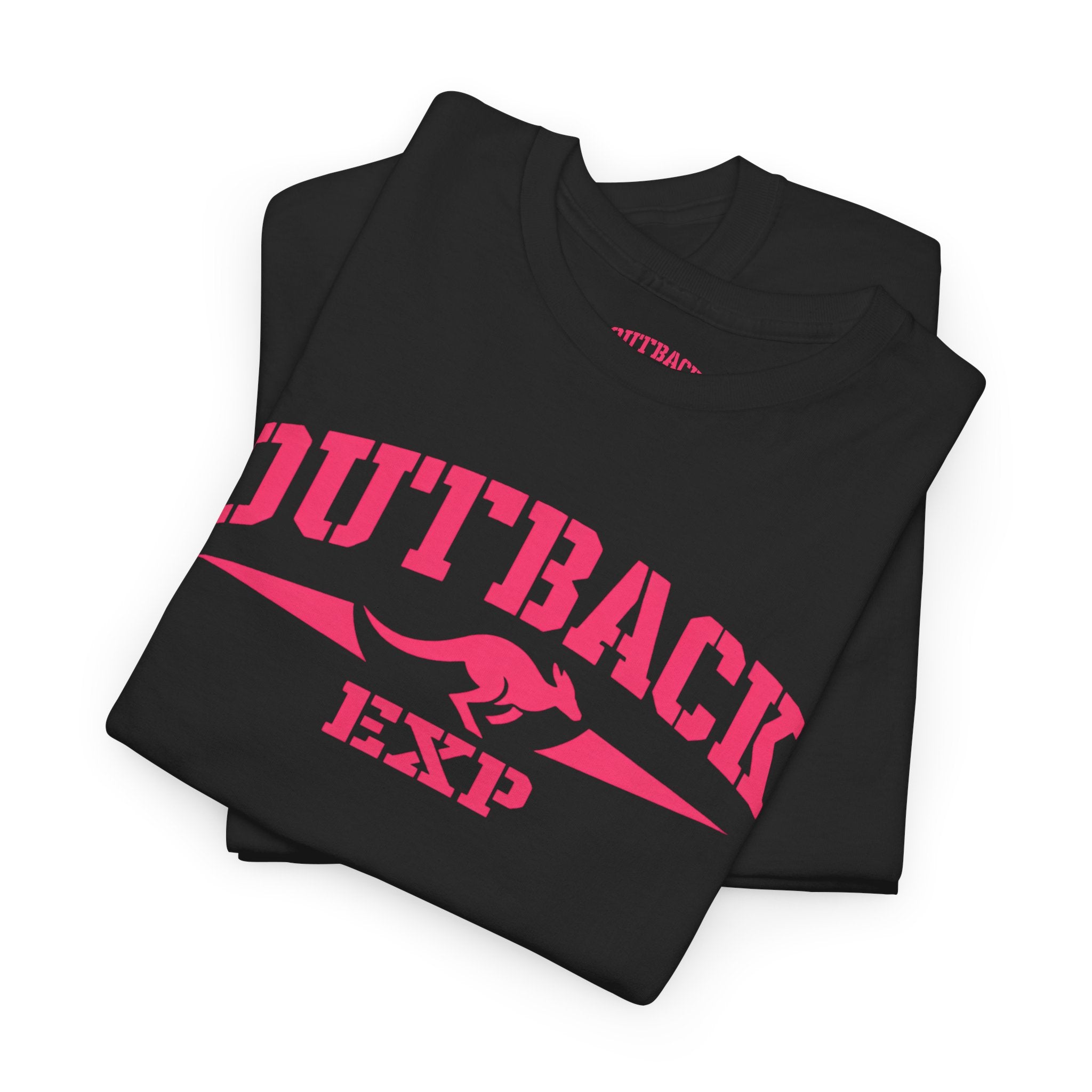 Outback EXP Graphic Tee — Vintage Kangaroo Logo Cotton T-Shirt