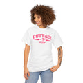 Outback Exp Graphic Tee — Retro Kangaroo Logo Cotton T‑Shirt