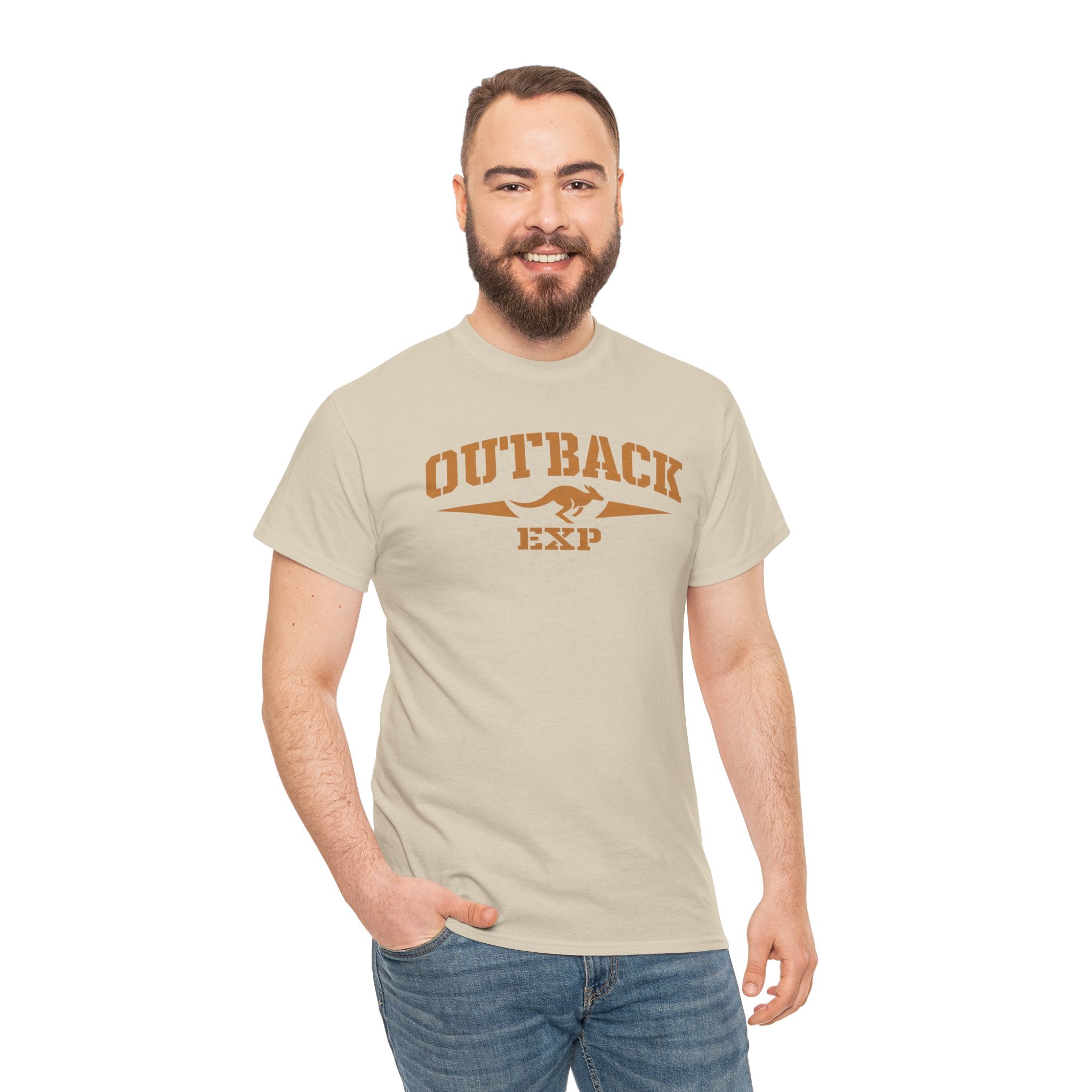 Outback Exp Tee — Vintage Kangaroo Graphic T-Shirt