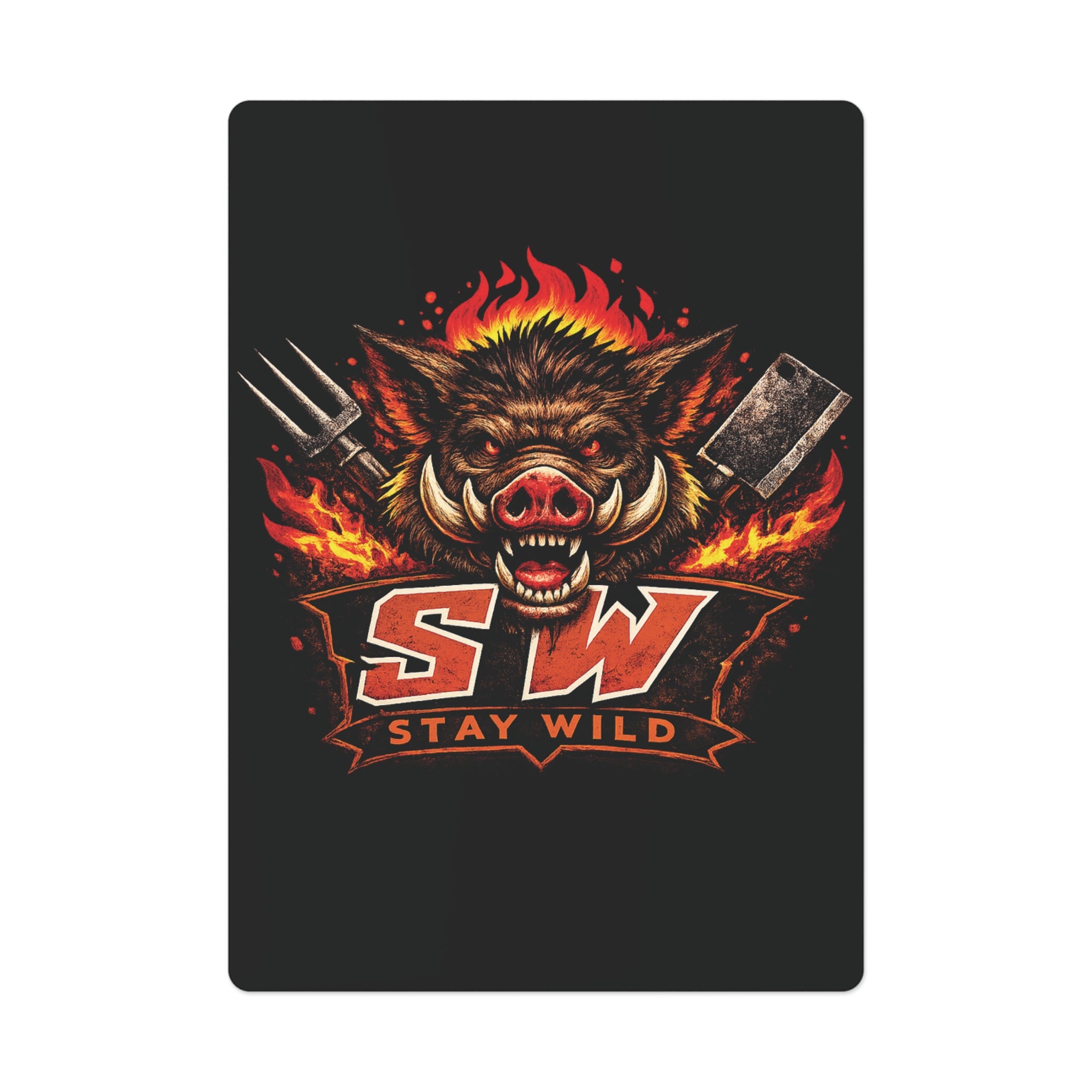Stay Wild Poker Cards