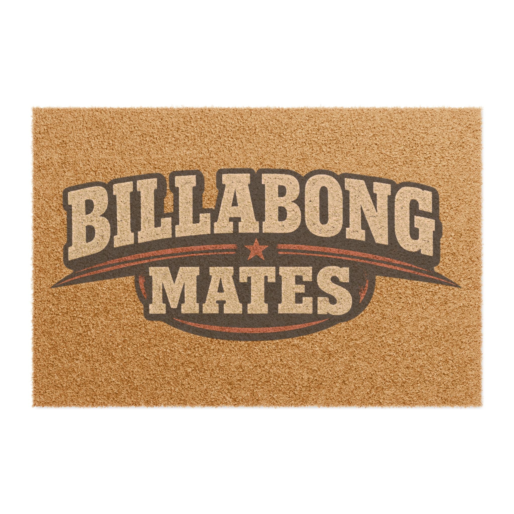 Billabong Mates Coir Rustic Welcome Mat