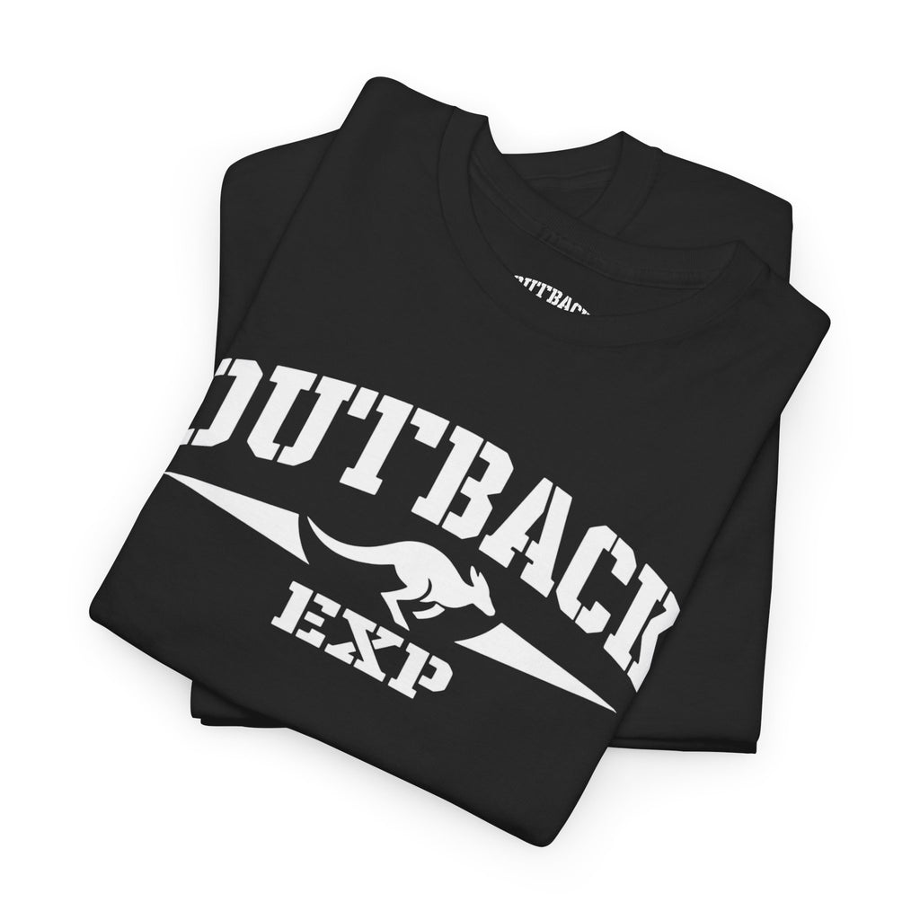 Outback EXP Graphic Tee — Adventure-Inspired Black Cotton T-Shirt