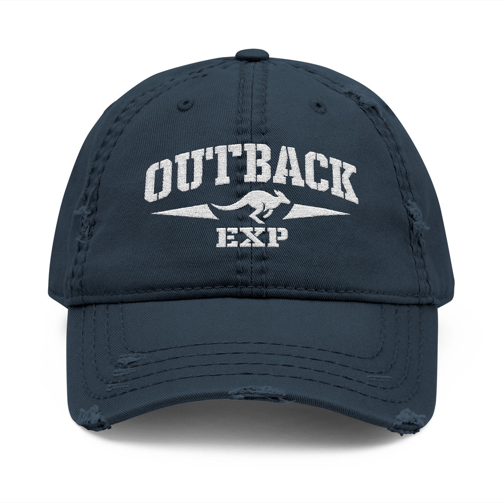 Outback Expedition Tracker Cap – Embroidered Kangaroo Logo