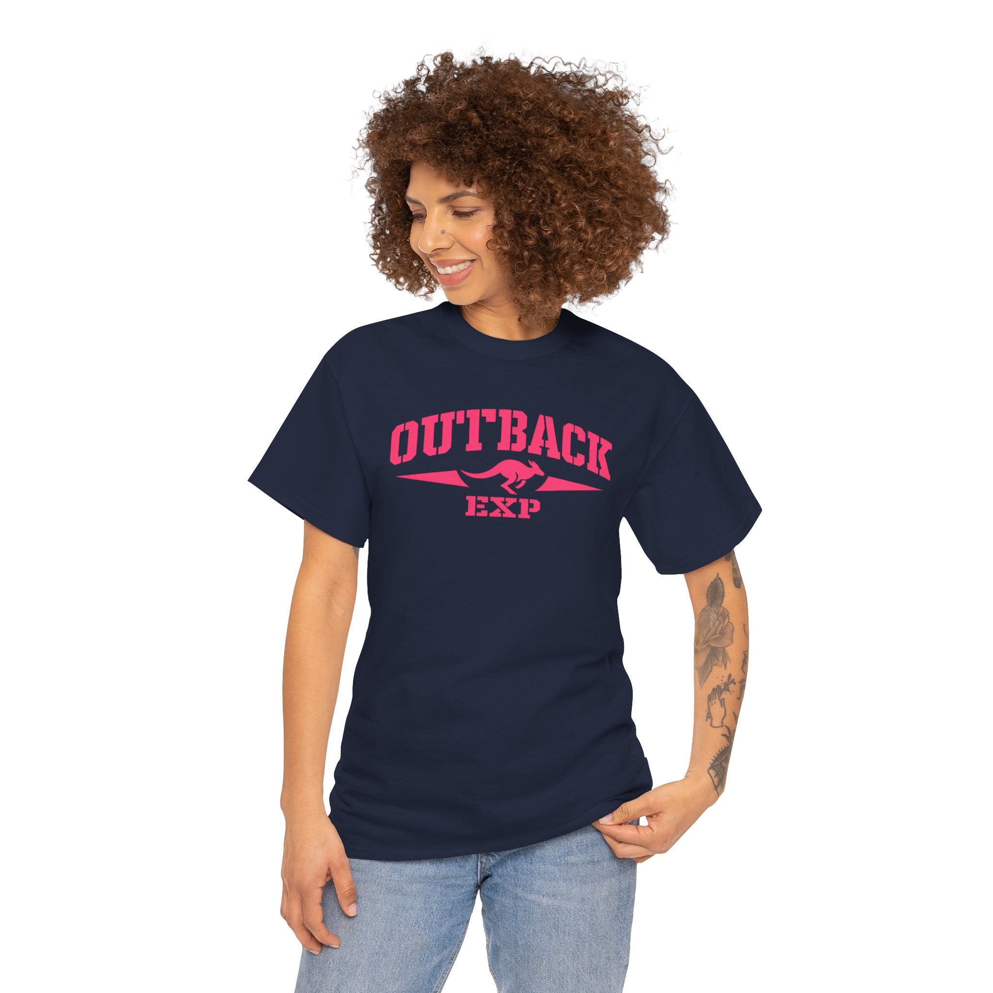 Outback EXP Kangaroo Graphic Tee — Retro Aussie Adventure T‑Shirt