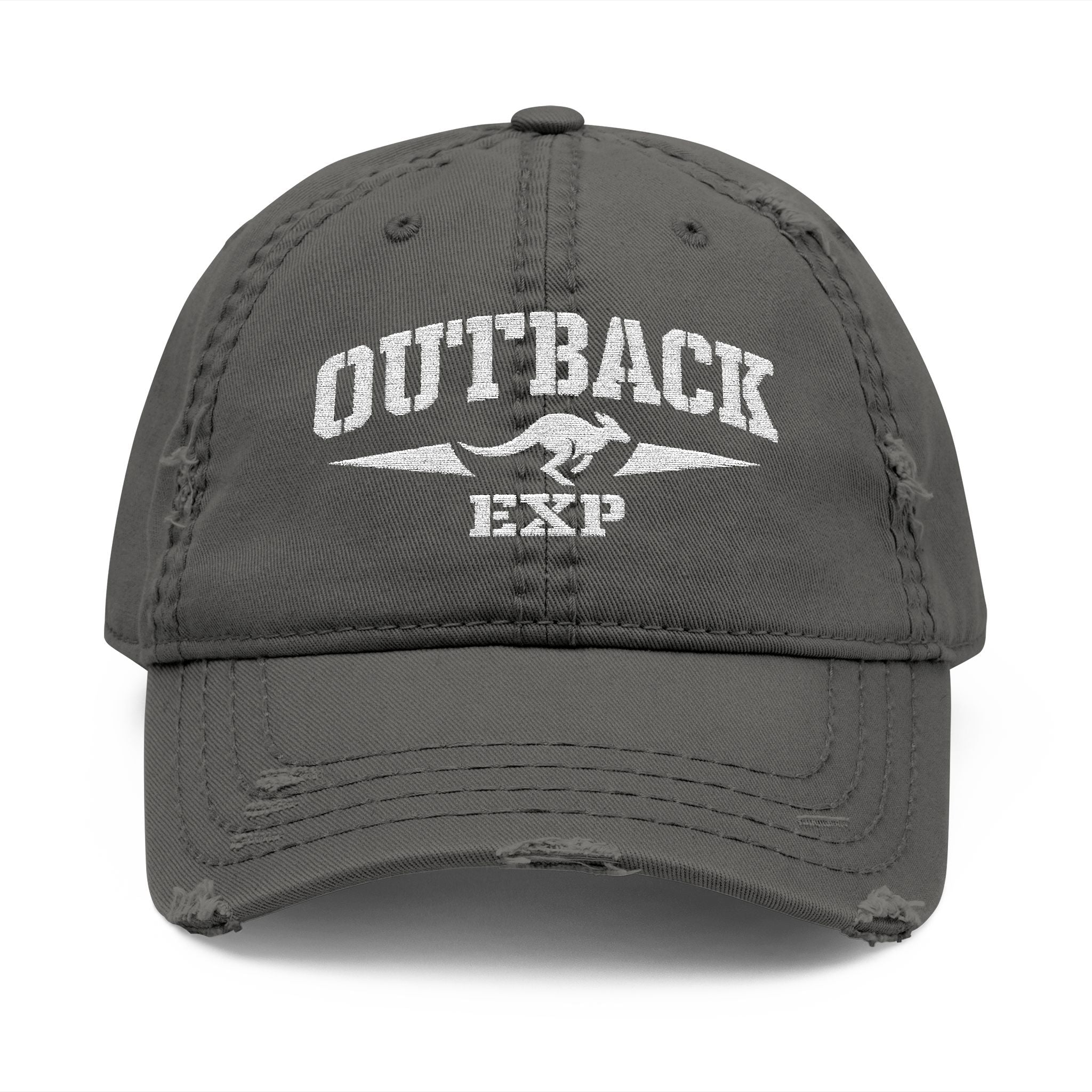 Outback Expedition Tracker Cap – Embroidered Kangaroo Logo