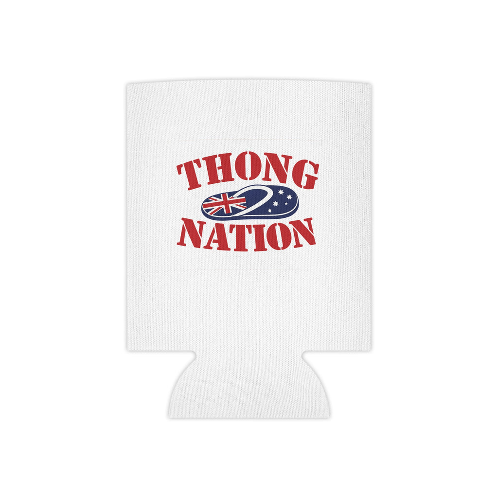Can Cooler — "Thong Nation" Aussie Flip Flop Can Cooler (Y'all Fixin' to Get a Thong Up Yah Ass)