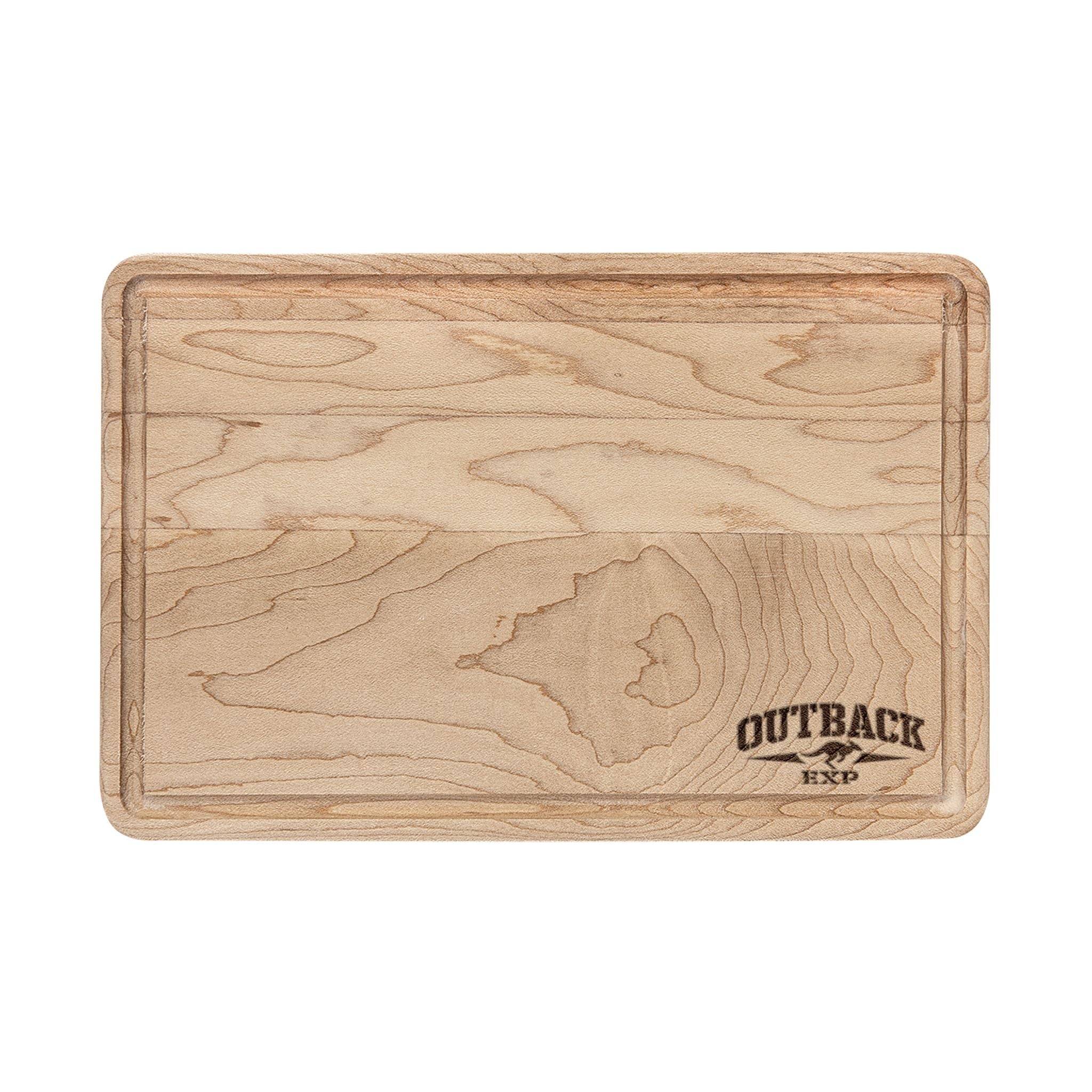 Engraved Maple Cutting Board Outback EXP Wooden Serving & Prep Board