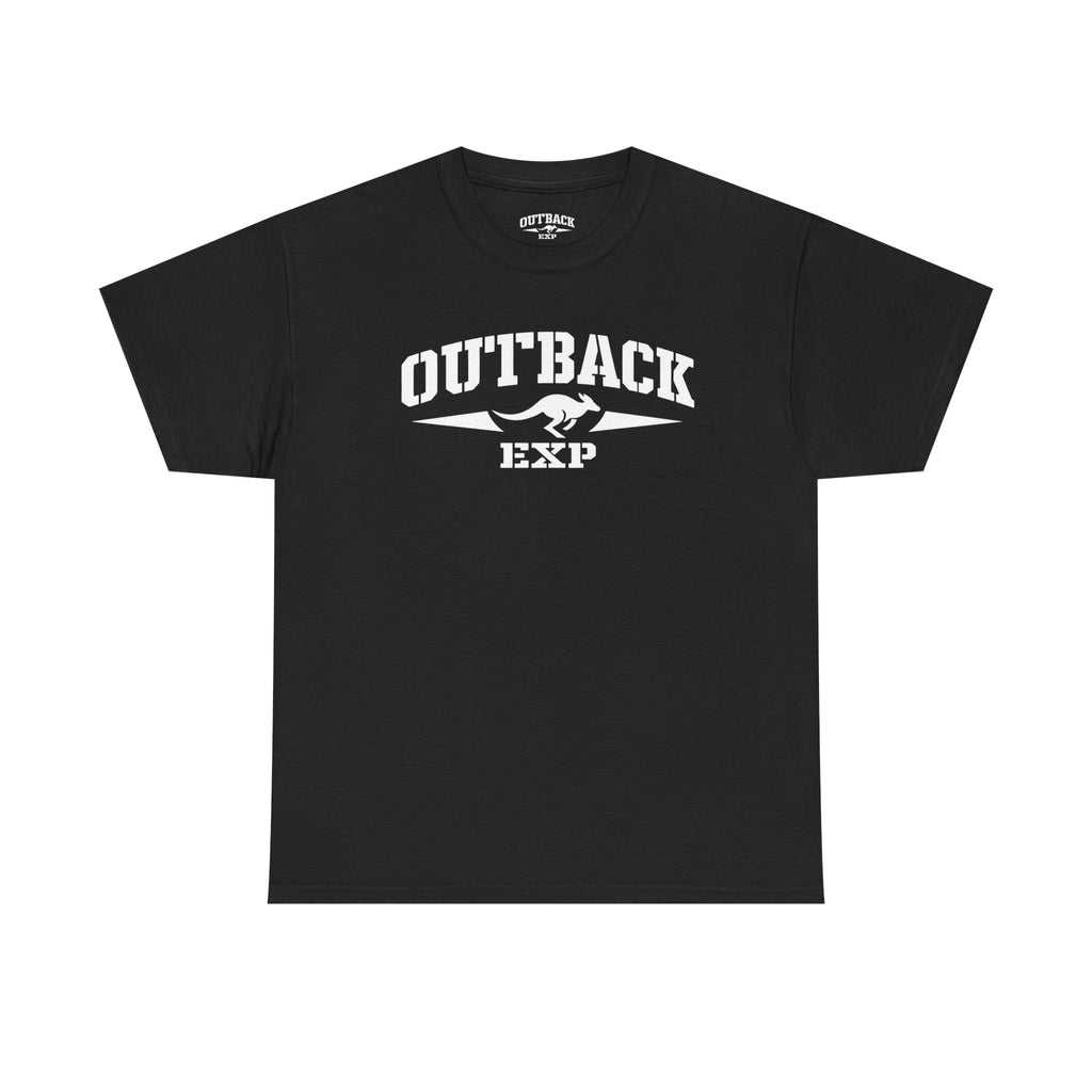 Outback EXP Graphic Tee — Adventure-Inspired Black Cotton T-Shirt
