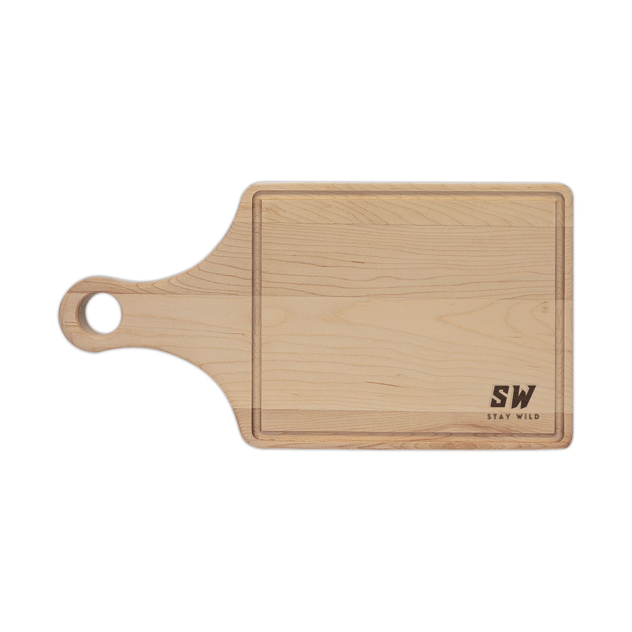 Engraved Maple Cutting Board STAY WILD Kitchen Serving & Prep Board