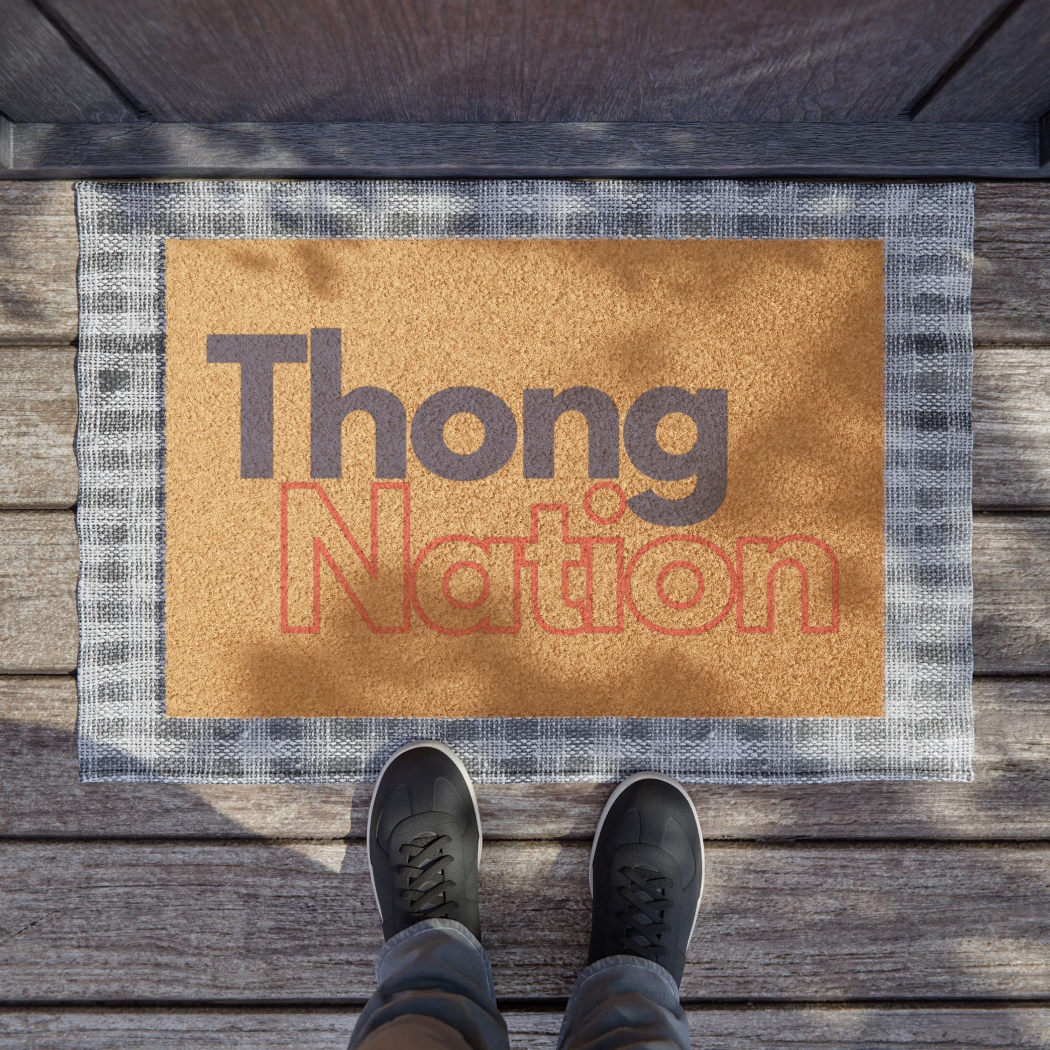 Thong Nation Welcome Coir Mat