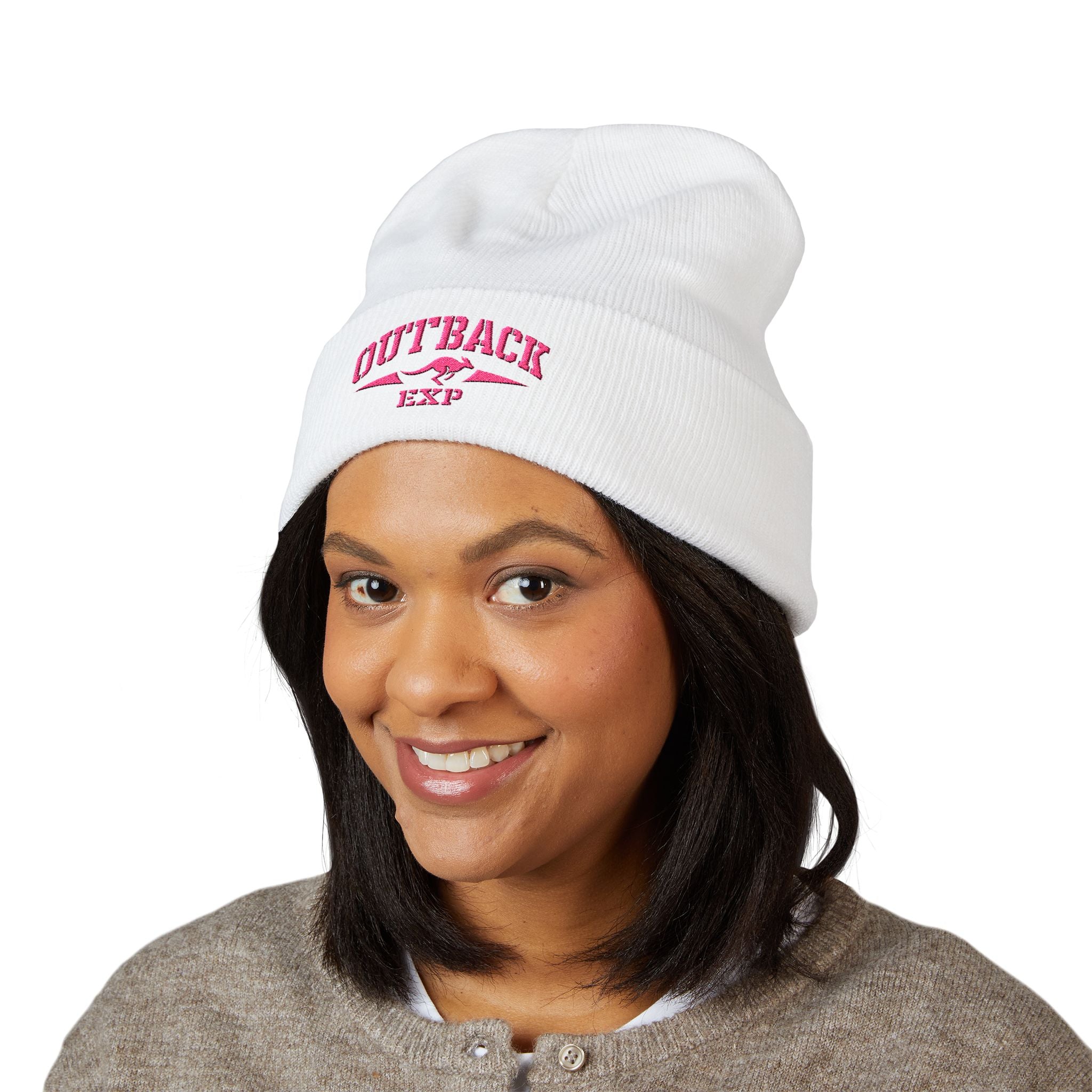 Shiela’s Outback EXP Embroidered Cuffed Beanie