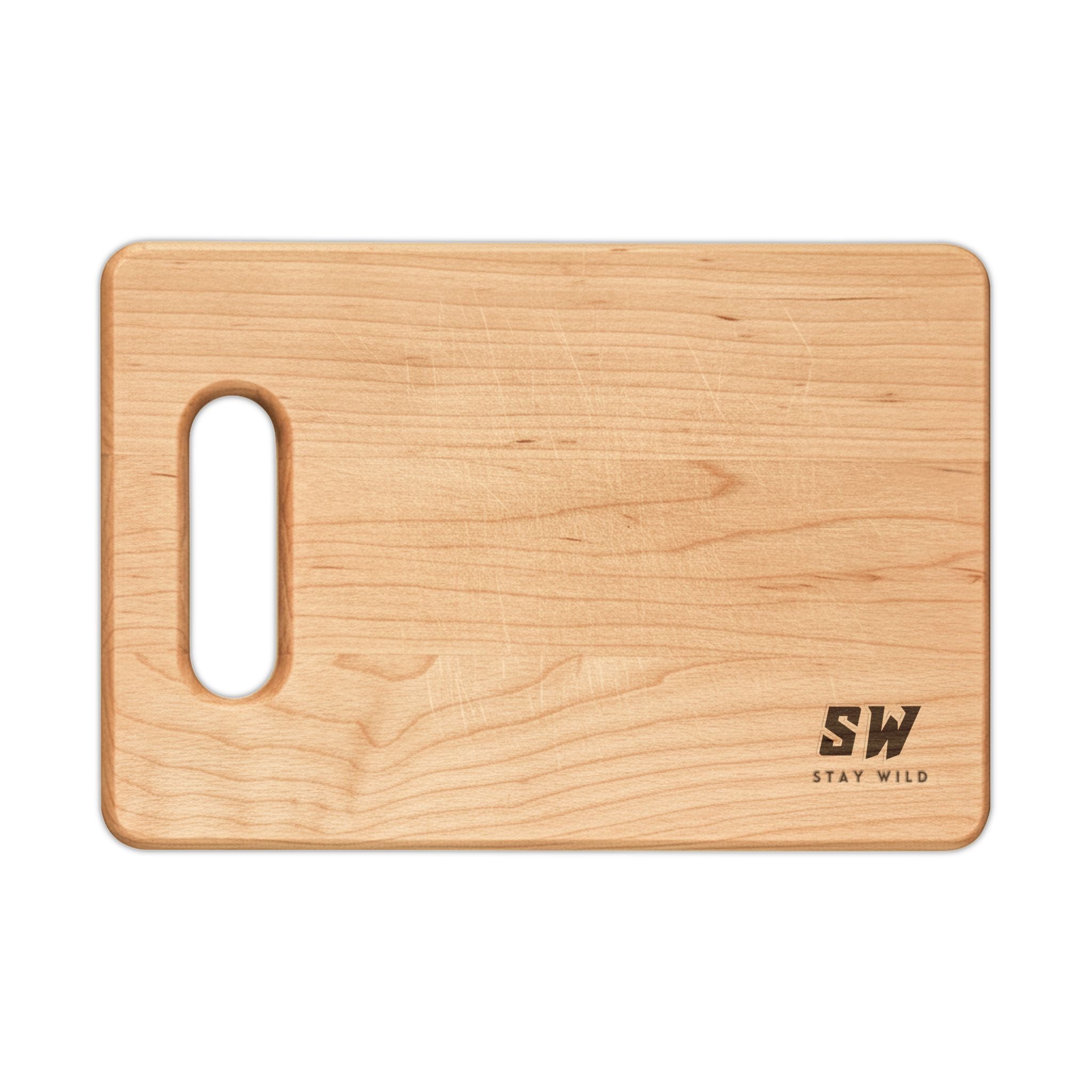 Engraved Maple Cutting Board STAY WILD Kitchen Serving & Prep Board