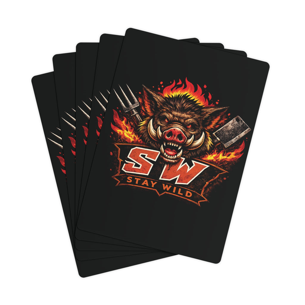 Stay Wild Poker Cards