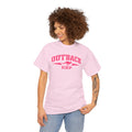 Outback EXP Graphic Tee — Pink Kangaroo Adventure T-Shirt